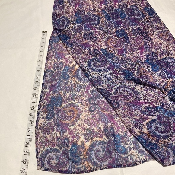 FIRE Los Angeles Paisley Maxi Dress Woman’s Size Medium - Picture 4 of 9